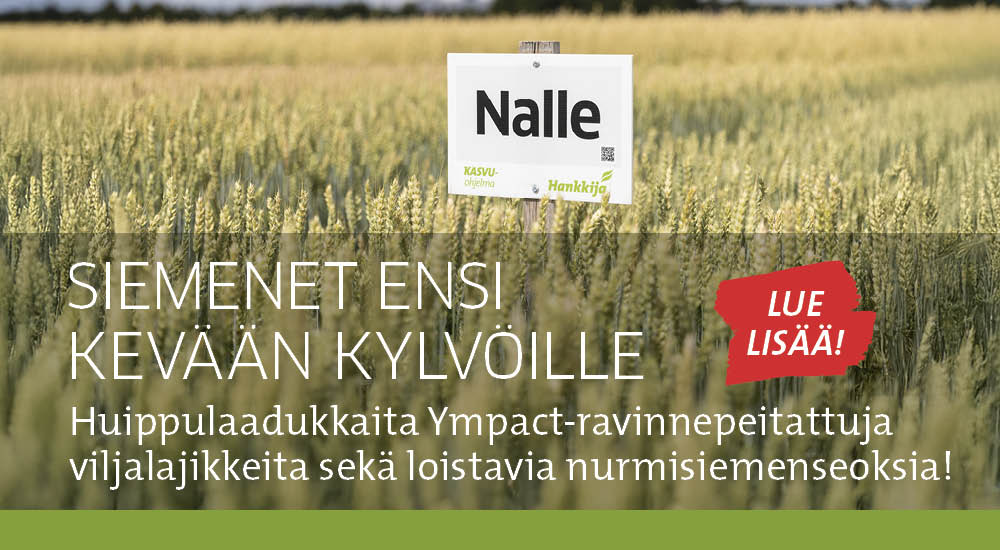 Siemenet ensi kevään kylvöille